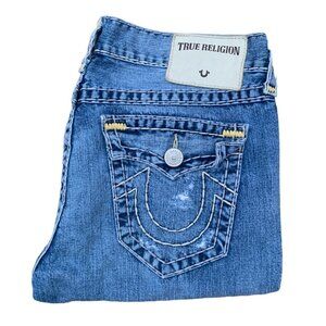 True Religion Jeans Size 33 RICKY FLAP T Blue